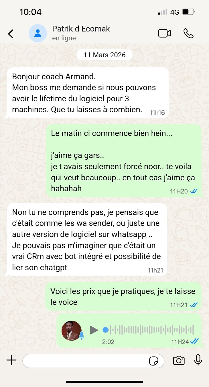 Témoignage — Patrik d'Ecomak, utilisateur Lead Wave
